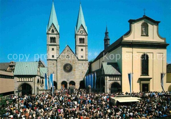 Werl Westfalen Wallfahrts Basilika Westfassade mit Vor