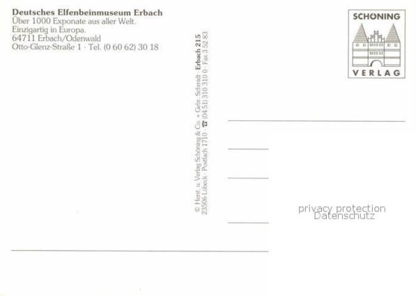 Erbach Odenwald Deutsches Elfenbeinmuseum – Bild 2