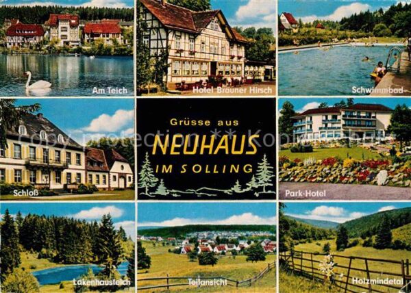 Neuhaus Solling Am Teich Schloss Lakenhausteich Schwimm