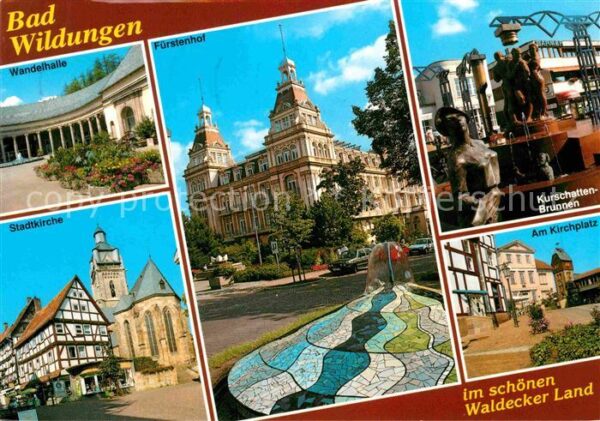 Bad Wildungen Wandelhalle Stadtkirche Fürstenhof Kurs
