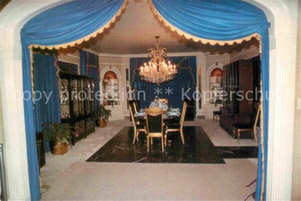 Memphis Tennessee Villa Graceland Esszimmer