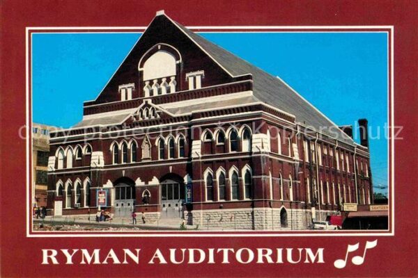 Nashville Tennessee The Ryman Auditorium
