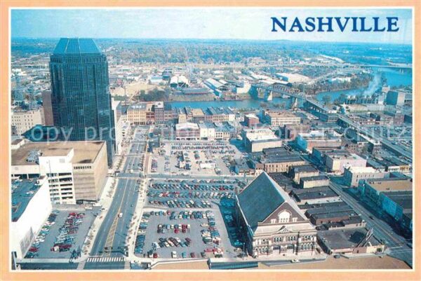 Nashville Tennessee Fliegeraufnahme
