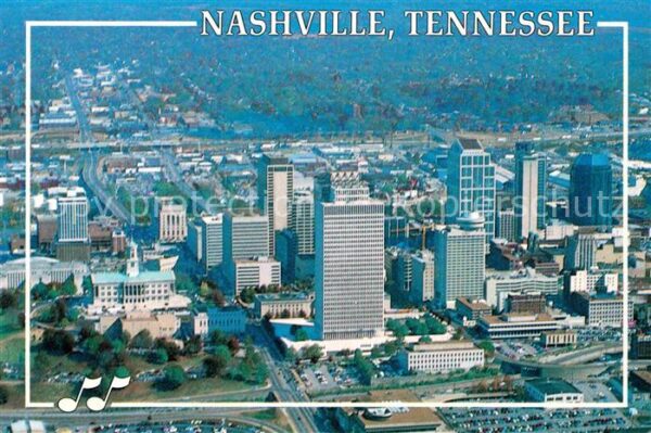 Nashville Tennessee Fliegeraufnahme
