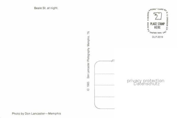 Memphis Tennessee Beale Street bei Nacht – Bild 2