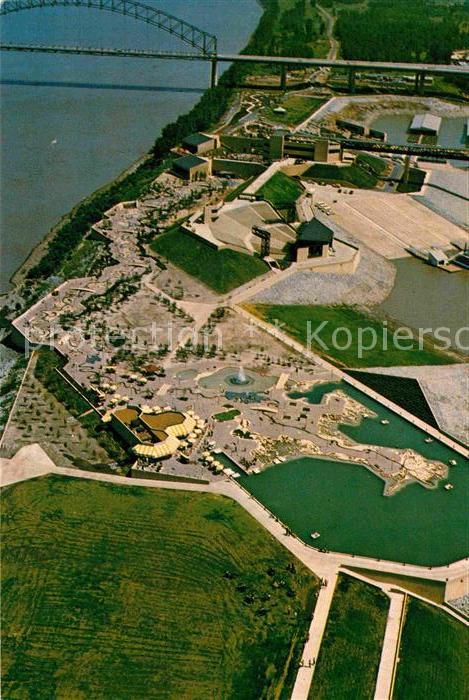 Memphis Tennessee Fliegeraufnahme Mud Island