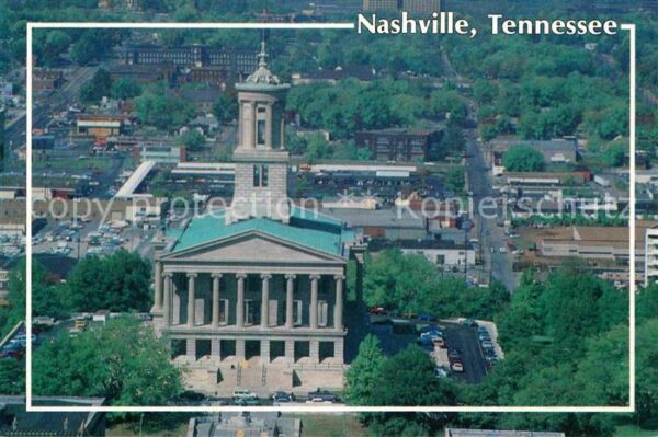 Nashville Tennessee Fliegeraufnahme State Capitol