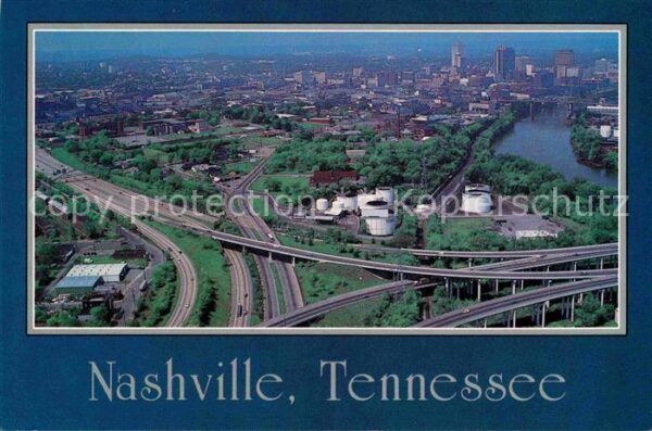 Nashville Tennessee Fliegeraufnahme