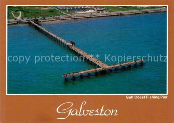 Galveston Texas Gulf Coast Fishing Pier