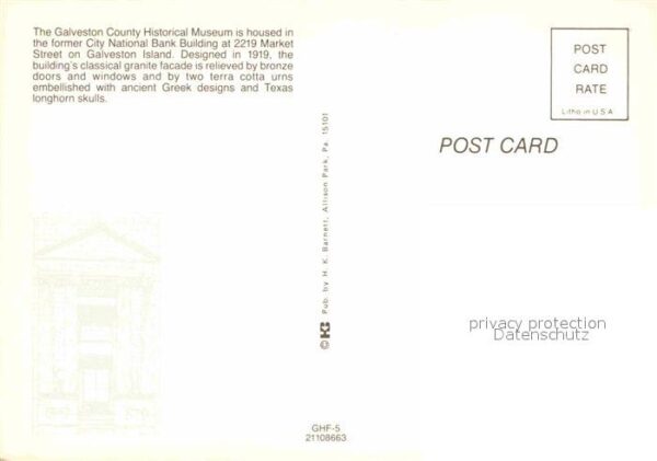 Galveston Texas Historisches Museum – Bild 2