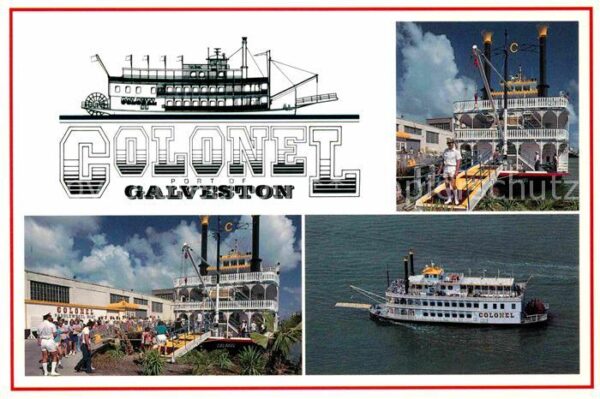 Galveston Texas Colonel Missisippidampfer