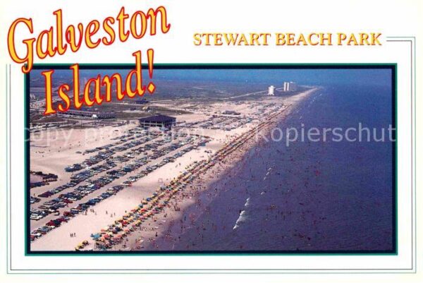 Galveston Texas Fliegeraufnahme Strand
