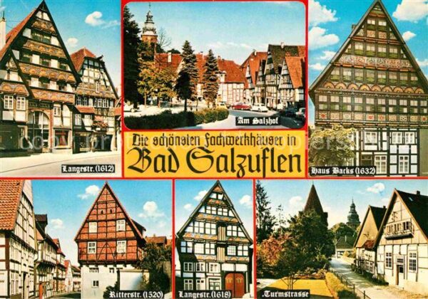 Bad Salzuflen Langestrasse Ritterstrasse Turmstrasse