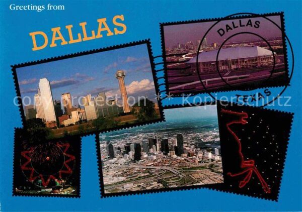 Dallas Texas Fliegeraufnahme