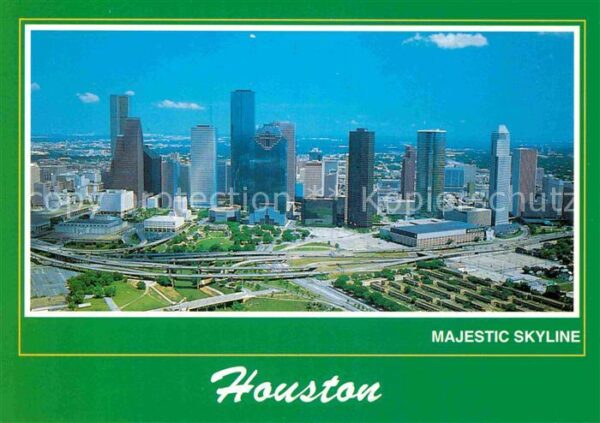 Houston  Texas USA Majestic Skyline