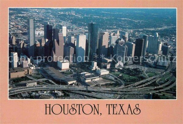 Houston  Texas USA Fliegeraufnahme