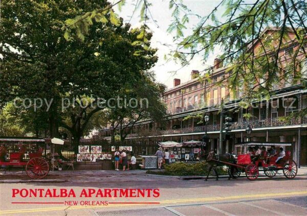 New Orleans Louisiana Pontalba Apartements French Quarter