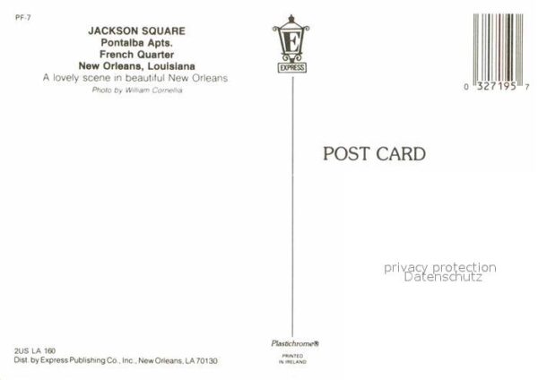 New Orleans Louisiana Pontalba Apartements French Quarter – Bild 2