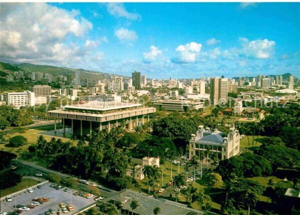 Hawaii US-State State Capital Buidlding Fliegeraufnahme