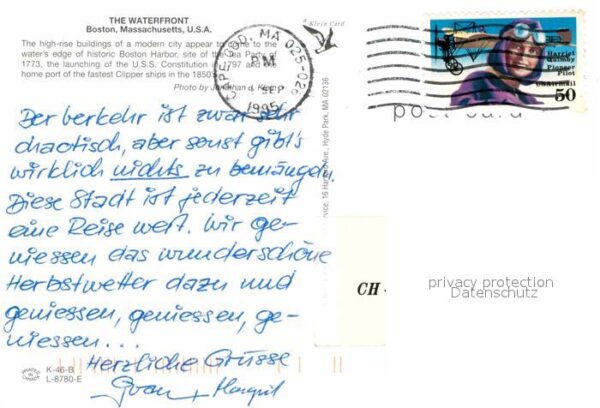 Boston Massachusetts Fliegeraufnahme – Bild 2