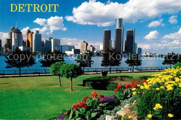 Detroit Michigan Skyscrapers