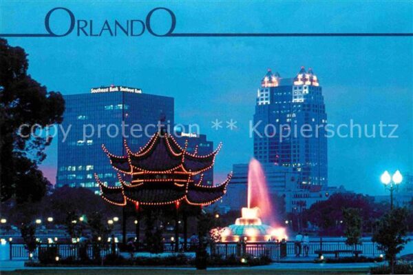 Orlando Florida Lake Eola Park