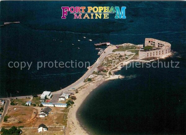 Maine Fliegeraufnahme Fort Popham