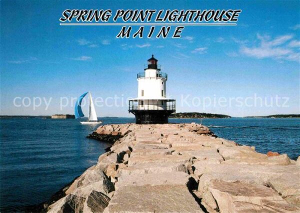 Portland Maine Spring Point Leuchtturm
