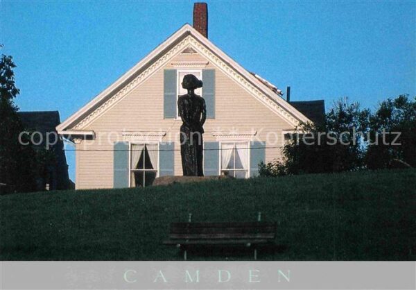 Camden Maine Statue von Edna St. Vincent Millay