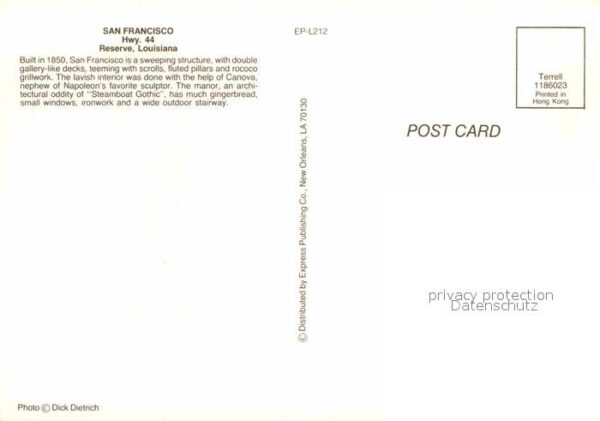 Reserve Louisiana San Francisco Plantation – Bild 2