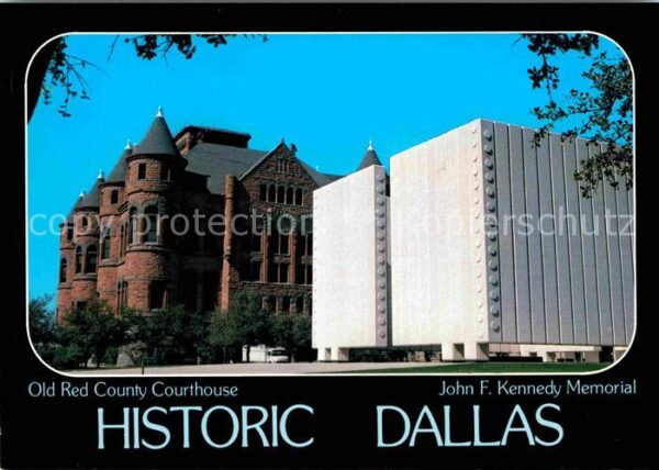 Dallas Texas Old red County Courthouse John F. Kenne