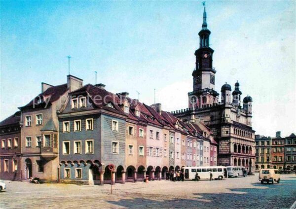 Poznan Posen Fragment Starego Rynku