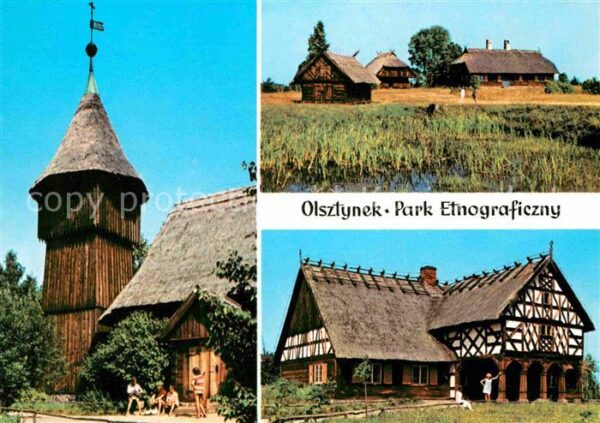 Olsztynek Hohenstein Park Etnografiezny