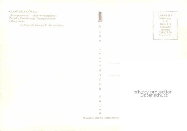Olszowka Gorna Transportowiec – Bild 2