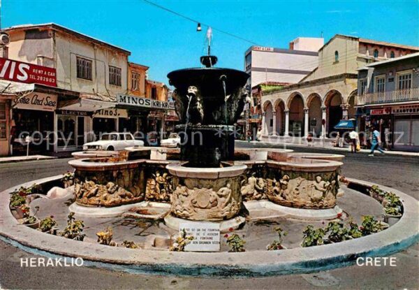Heraklion Iraklio Brunnen von Morozini