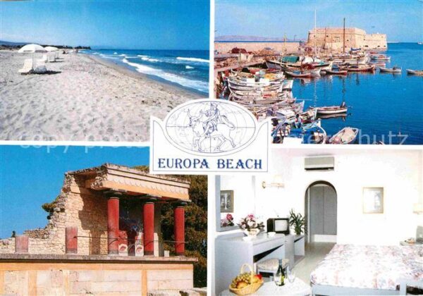 Heraklion Iraklio Europa Beach Hotel Hafen Strand