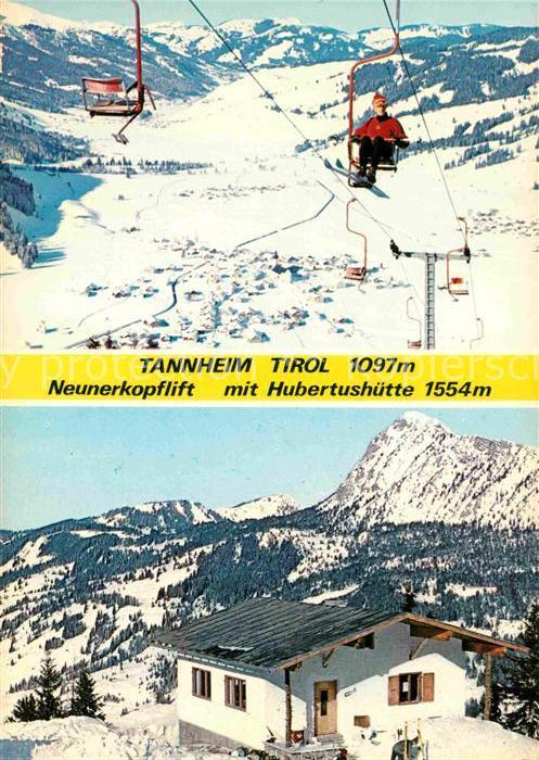 Tannheim Tirol Neunerkopflift mit Hubertushütte