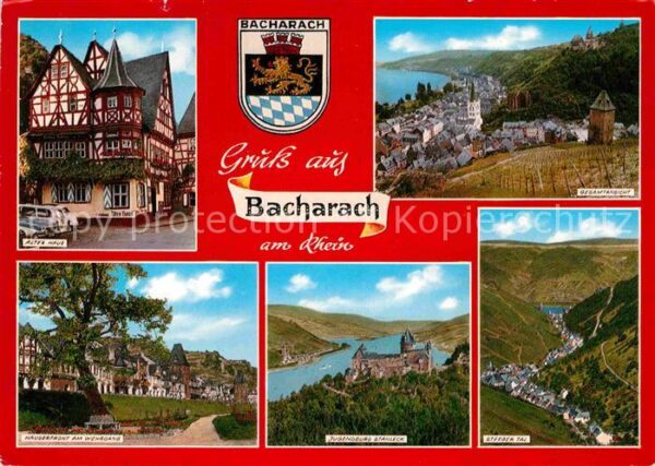 Bacharach Rhein Jugendburg Stahleck Steger-Tal Altes-Ha