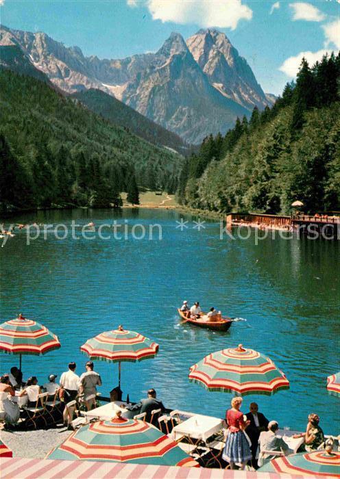 Garmisch-Partenkirchen Riessersee mit Waxenstein