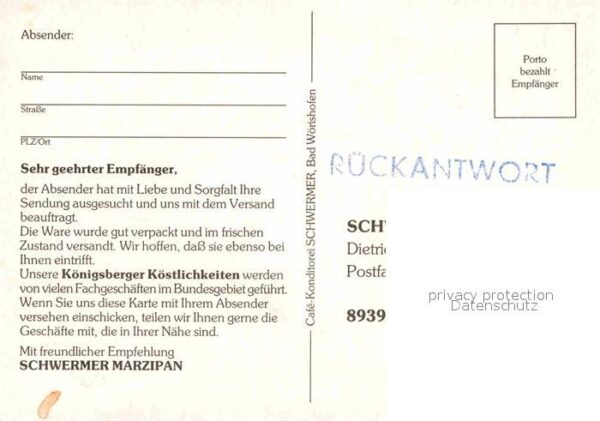 Bad Woerishofen Schwermer Marzipan – Bild 2