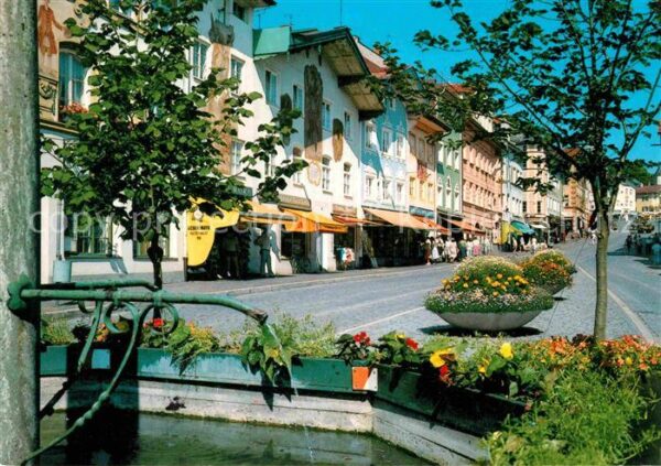 Bad Toelz Alstadt Marktstraße Marienbrunnen