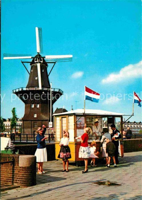 Amsterdam Niederlande Molen Mühle