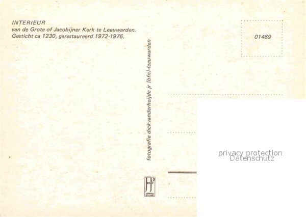 Leeuwarden Grote Jacobijner Kerk innen – Bild 2