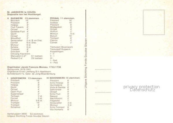 Gouda St. Janskerk Orger – Bild 2