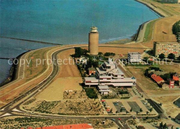 Terneuzen Fliegeraufnahme mit Leuchtturm