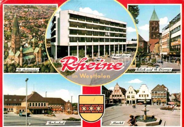 Rheine Fliegeraufnahme St. Antonius St. Dionys