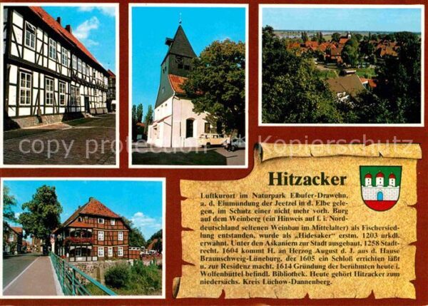 Hitzacker Elbe Elbufer Drawehn Zollhaus Kirche Weinber
