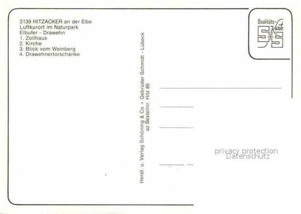 Hitzacker Elbe Elbufer Drawehn Zollhaus Kirche Weinber – Bild 2