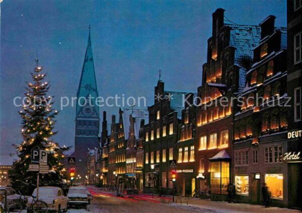 Lueneburg Am Sande zur Weihnachtszeit