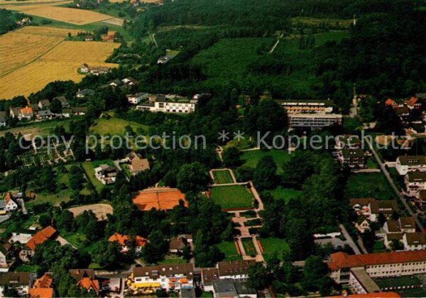 Bad Meinberg Fliegeraufnahme Bergkurgarten mit Blind